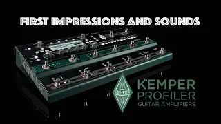 Kemper Profiler Stage - First impressions and sounds