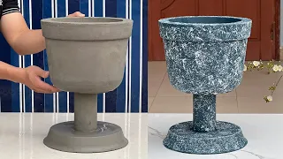 Amazing Idea Make Plant Pots From Cement - Unique And Creative