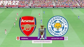 FIFA 22 | Arsenal vs Leicester City - Premier League 2022/23 - Full Match & Gameplay