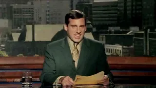 Steve Carell Goes Metal - Bruce Almighty Evan Baxter News Report funny-scene