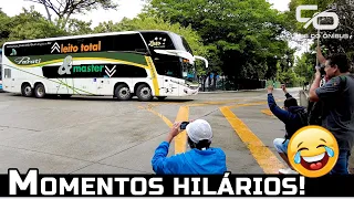 O MOVIMENTO DE ÔNIBUS MAIS ENGRAÇADO QUE VOCÊ JÁ VIU -  SAÍDA DOS ÔNIBUS DA RODOVIÁRIA DO TIETÊ