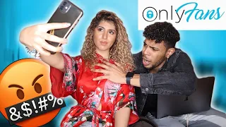 I MADE AN ONLYFANS ACCOUNT PRANK ON BOYFRIEND *Gets heated*