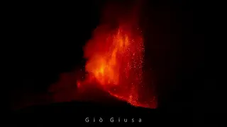 ERUZIONE ETNA 22-23/02/2021 5° Parossismo del Cratere di Sud Est