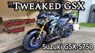 My new Suzuki GSX S750 - TWEAKED GSX! S750