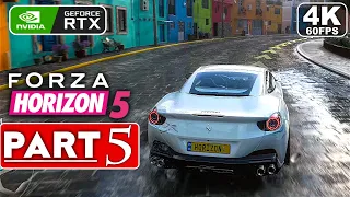 FORZA HORIZON 5 Gameplay Walkthrough Part 5 [4K 60FPS RAY TRACING PC] - No Commentary (FULL GAME)