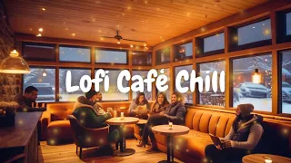 ❄️☕ Chilling in a Winter Coffee Shop: 24/7 Lofi Hip Hop & Jazzhop 🎶🌨️
