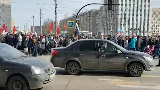 Митинг "против московского мусора" в Архангельске часть 2