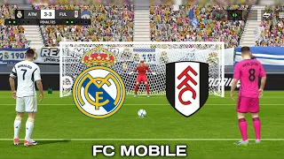 Real Madrid vs Fulham | Captain - Ronaldo vs Wilson | Panelty Shootout | - FC Mobile