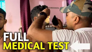 LUCKNOW ZRO ARMY BHARTI 2023 | Full MEDICAL TEST | Medical Test कैसे होता है | आँख कान नाक Full Body