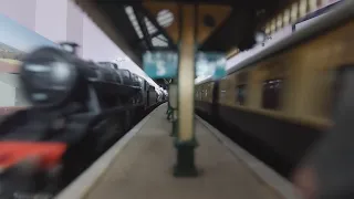 255. Passenger's Eye View of 5 Trains from Platforms 4 & 5