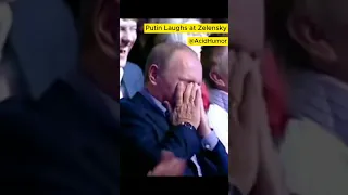 Putin Laughs at Zelensky's dick song