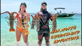 GIANT LOBSTER, AN EPIC CATCH & COOK, ISLAND HOPING AND BARRAMUNDI FISHING IN Far North Queensland!!!