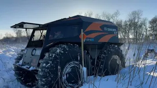 Sherp  Maintenance  - Adjusted Chains, Adjust Clutches, Clean Brakes, Remove Water, Changed Fan