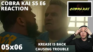 COBRA KAI S5 E6 OUROBOROS REACTION 5x6 JOHNNY & CHOZEN ATTACK COBRA KAI & DOES KREESE ESCAPE PRISON?