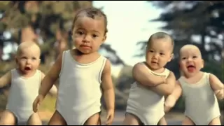 HP Printer Commercial - Evian Babies - Brand New Key - Widescreen 16:9