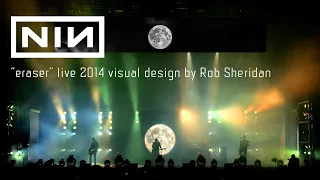 Nine Inch Nails "Eraser" 2014 live visual design by Rob Sheridan (with source overlay at top)
