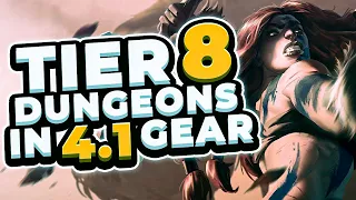 High Tier Solo Dungeons in Cheap 4.1 Gear! Albion Online Guide