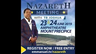 NAZARETH MEETING With TB JOSHUA!!!   June 23 24 2019   🔥🇮🇱🔥