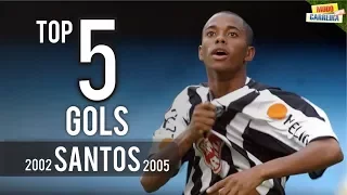 Os 5 GOLS mais ABSURDOS de ROBINHO no SANTOS (2002-2005)