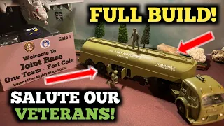 Atlantis: 1/48 Army Tanker: FULL BUILD with Military Base!