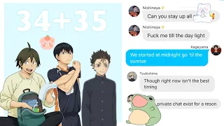 34+35  || 18+ || ( ft. TsukiKage, AsaNoya, YamaHina ) || Haikyuu || Lyrics prank