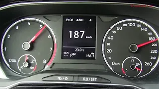 2019 VW Polo 1.0 TSI 95 HP Acceleration and top spped