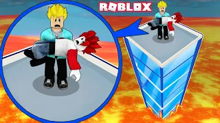 TOWER BUT THE FLOOR IS LAVA In Roblox 🔥🔥Lava Game | Motu Aur Khaleel Gameplay