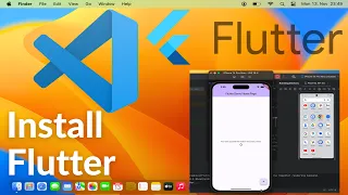 How to Install Flutter on Visual Studio Code On Mac | With Emulator ( M1/ M2/ M3) (2024)