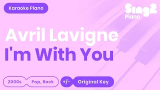 Avril Lavigne - I'm With You (Piano Karaoke)