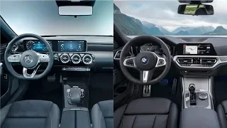 Mercedes A Class vs BMW 1 Series (2019) | Interior + Features