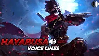 Hayabusa Voice lines & Title - Old Hayabusa and Revamp #MobileLegends