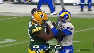 Aaron Donald Heated vs Elgton Jenkins