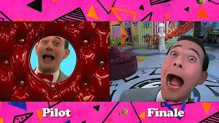 Pee-Wee's PLAYHOUSE Side by Side COMPARISON Pilot vs. Finale Intro