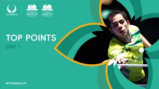 Top Points of Day 1 | ITTF Men's & Women's World Cup Macao 2024