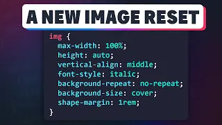 A better image reset for your CSS