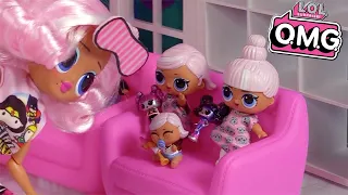 LOL House OMG Dolls Slumber Party Big Sister Babysitter