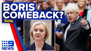 Boris Johnson eyes comeback as UK Conservatives pick new PM | 9 News Australia