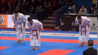 Team Kata + Bunkai KANKU SHO by TURKEY - 21st WKF World Karate Championships