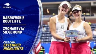 Dabrowski/Routliffe vs. Zvonareva/Siegemund Extended Highlights | 2023 US Open Final