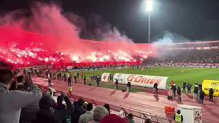 Atmosphäre beim Belgrader Derby 🔥Crvena Zvezda - Partizan 💥