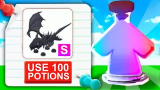 Using 100 Age Up Potions In Adopt Me!