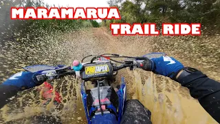 WET & SLIPPERY - Maramarua Trail Ride - South Loop - pt1