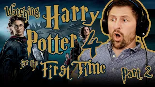 WATCHING HARRY POTTER 4 - FIRST TIME - GOBLET OF FIRE (PART 2)