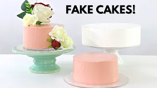 Yes - FAKE CAKES are really a THING! │ Dummy / Polystyrene Cake Tutorial