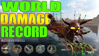 World Record Minotaur Damage Game || World of Warships