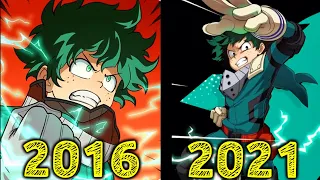 Evolution of My Hero Academia Games 2016-2021