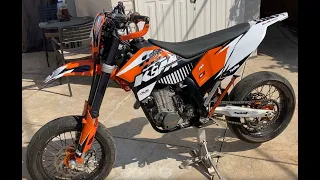 First Ride of 2021 - KTM 530 EXC Supermoto