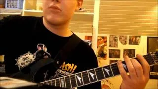 Slayer - Mandatory suicide guitar cover HD W/Solo