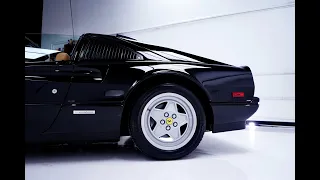 60+ hours detailing on original black 1989 Ferrari 328 GTS
