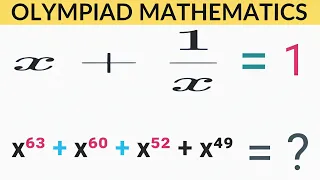 Russian | Math Olympiad Question | You should know this trick | find  x⁶³ + x⁶⁰ + x⁵² + x⁴⁹